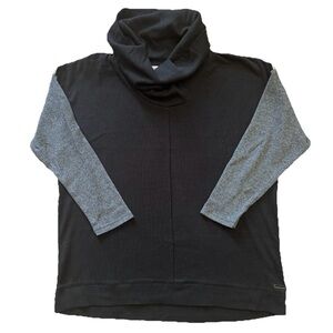 Calvin Klein Performance Waffle Knit Cowl Neck Top 2X | 3/4 Sleeve Athleisure